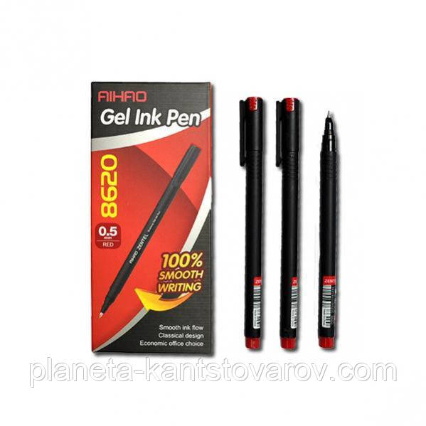 Ручка гелева Aihao AH8620 червона