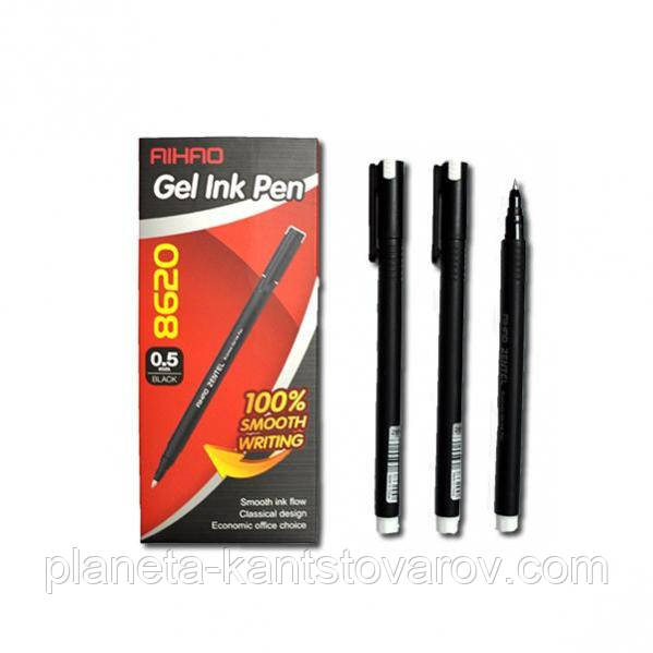 Ручка гелева Aihao AH8620 чорна