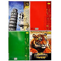 Блокнот на спіралі (A7) 80 аркушів, м'яка обкладинка, бічна спіраль