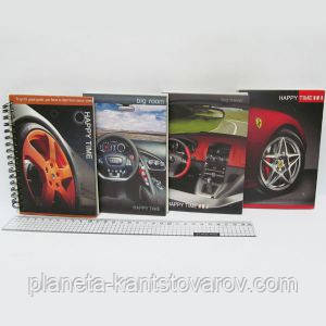 Блокнот на спирали (A6) ZY-50K-1031A (HD-2416S/50КН) твердый переплет