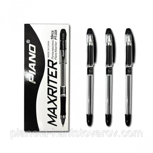 Ручка масляна Piano Maxriter PT-335 4 км. (чорна)