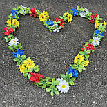 Ліана ланцюг польова волошки, соняшник ромашка та мак 2 м, фото 2