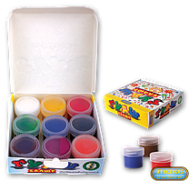 Фарби гуашеві Салют "Люкс-Колор" 9цв./25мл.