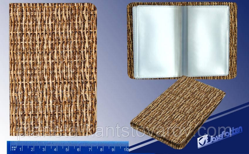 Візитниця-дисконтница вертикальна Y-7066 "Плетіння"