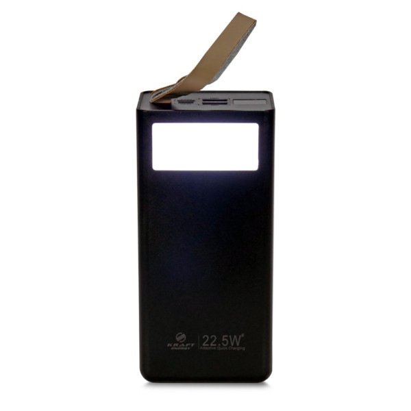 Повербанк Kraft TPB-2330 30000 mAh Black з вбудованим ліхтариком