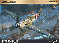 Пластикова модель 1/48 Eduard 82162 німецький винищувач мессершмітт Bf 109G-14/ AS