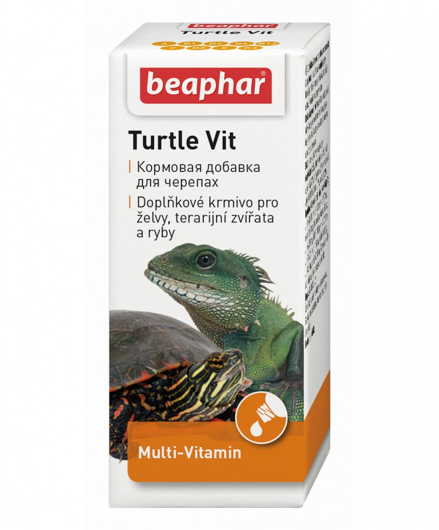 Beaphar Вітаміни Turtle Vit Тартл Віт для черепах, риб, рептилій - 20 мл