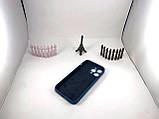 Чохол Silicone Case для Iphone 14 Pro Max темно-синій (19 NAVY BLUE), силікон чохол на АйФОН 14 ПРО МАКС синій, фото 3