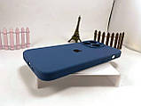 Чохол Silicone Case для Iphone 14 Pro Max темно-синій (19 NAVY BLUE), силікон чохол на АйФОН 14 ПРО МАКС синій, фото 7