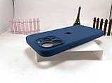 Чохол Silicone Case для Iphone 14 Pro Max темно-синій (19 NAVY BLUE), силікон чохол на АйФОН 14 ПРО МАКС синій, фото 9