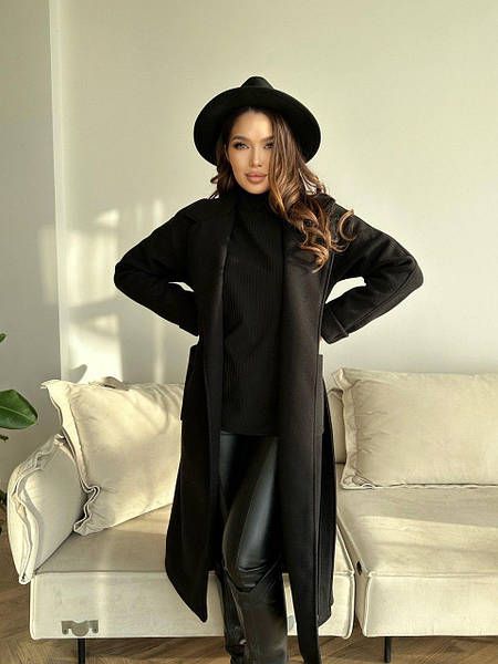 10 черных пальто, которые никогда не выйдут из моды