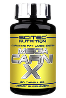 Жиросжигатель Scitec Nutrition MEGA Carni-X 60 капсул (60 порций)