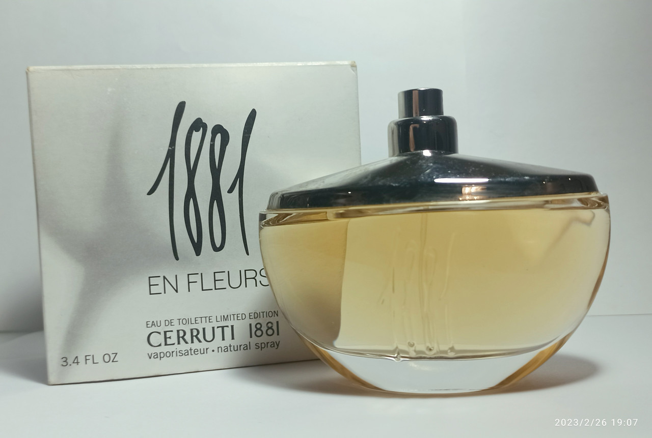 Туалетна вода Cerruti 1881 En Fleurs Limited Edition Тестер 100 мл ОРИГІНАЛ (3414202997506)