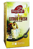 Чай Mervin Citrus Fresh черный с апельсином и лимоном 25 шт*2 г (57255)