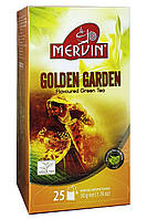 Чай Mervin Golden Garden зелений з шматочками ананаса, маракуйї і джекфрута 25 шт*2 г (57260)
