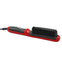 Расческа для выпрямления волос Fast Hair Brush straightener HQT-908A Красная D4P6-2023