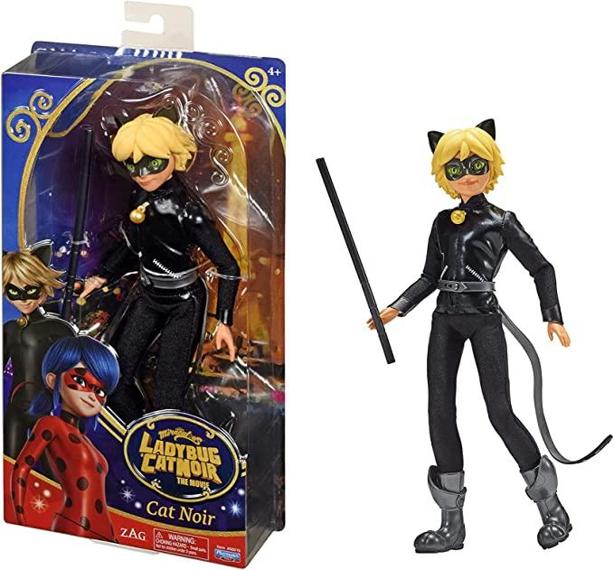 УЦІНКА (Прим'ята коробка) Лялька-мальчик Miraculous Movie Exclusive 11" Cat Noir Action Doll (50015)