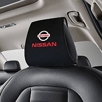 Чехол на подголовник с логотипом Nissan 2шт