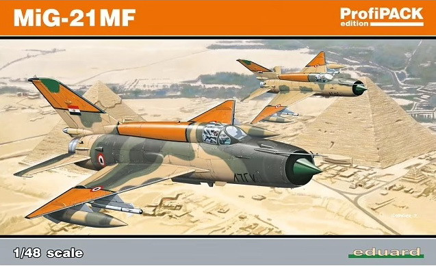 Пластикова модель 1/48 Eduard 8231 радянський реактивний винищувач МіГ-21 МФ