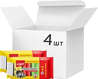 Упаковка кухонных губок Chisto профилированных 4 пачки по 4 шт. (16шт)