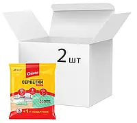 Упаковка салфеток Chisto влаговпитывающие Блеск 5+1 шт. х 2 шт.