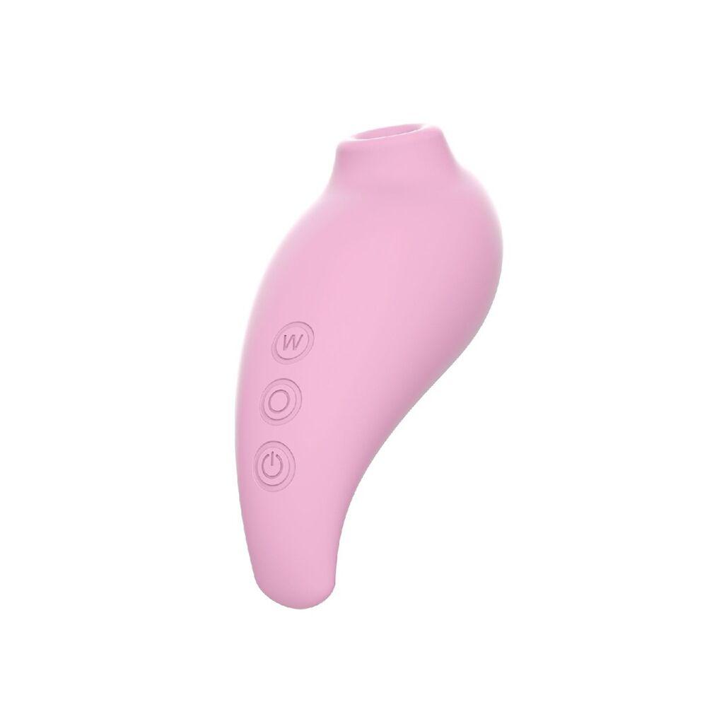 Вакуумний стимулятор Adrien Lastic Revelation Pink, режим Boost, 10,2х4,5 см.