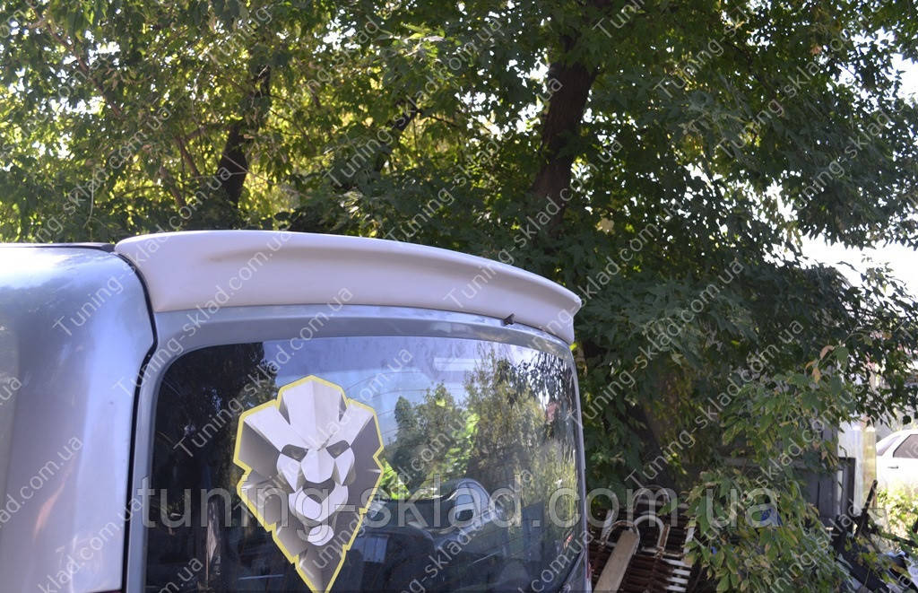 Спйлер Fiat Doblo 2 одні двері (спійлер задньої двері Фіат Добло 2 ляди), фото 1