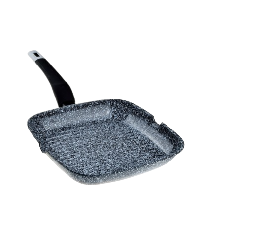 Сковорода гриль Edenberg EB-3316 квадратна з двостороннім гранітним покриттям 28 см, фото 1