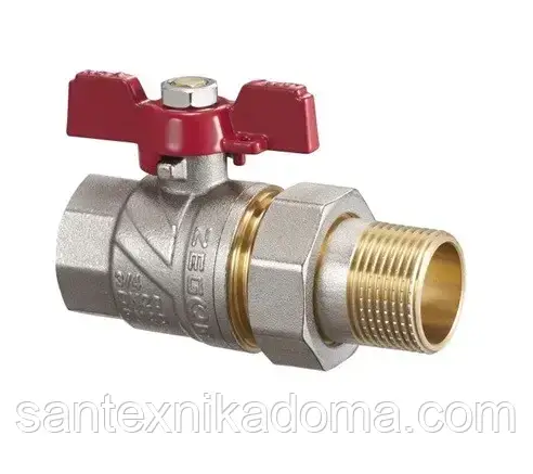Кран кульовий FА11 ZEGOR PN40 1/2" ВЗ з американкою