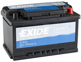 Акумулятор EXIDE CLASSIC 65Ah-12v (278x175x175) правий +