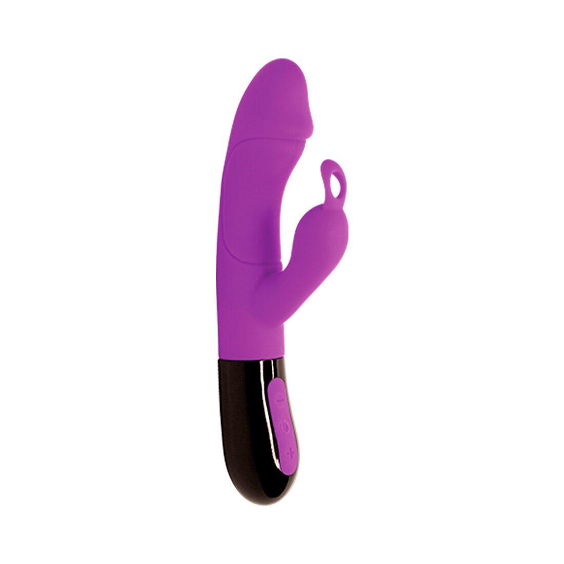 Вібратор-кролик Adrien Lastic Ares 2.0 з акумулятором, з петелькою для пальця, 20,6х3,8 см.