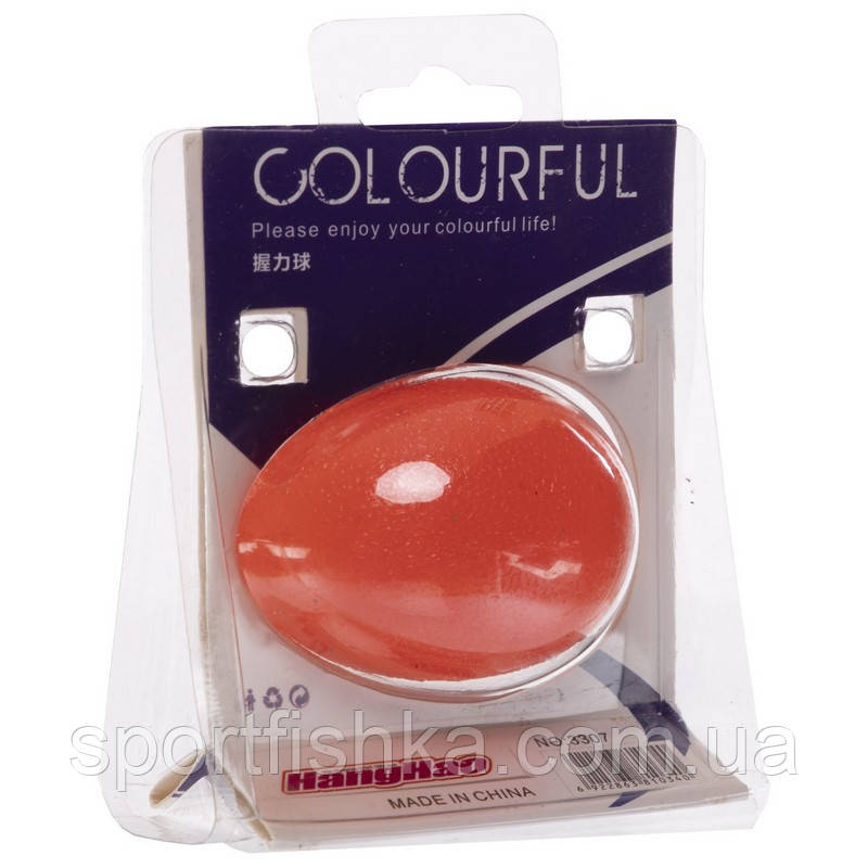 Еспандер кистьовий силіконовий яйце для реабілітації колір може змінюватися, фото 1