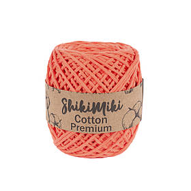 Еко шнур Shikimiki Cotton Premium 2 мм, колір Корал