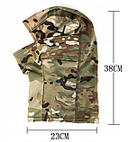 Балаклава тактична тонка Army Camo Bandana MTC Мультикам, фото 7