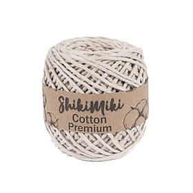 Еко шнур Shikimiki Cotton Premium 2 мм, колір Латте