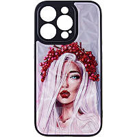 Чехол на Apple iPhone 14 Pro Max / для айфон 14 про макс ТПУ оригинальный Prisma Ladies Ukrainian Girl