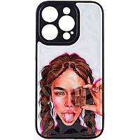 Чехол на Apple iPhone 14 Pro Max / для айфон 14 про макс ТПУ оригинальный Prisma Ladies Chocolate