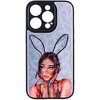 Чехол на Apple iPhone 14 Pro Max / для айфон 14 про макс ТПУ оригинальный Prisma Ladies Rabbit