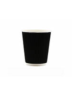 Стакан бумажный одноразовый 250 мл (уп-25 шт), Ripple гофрированый стаканчик для горячих напитков, кофе, чая