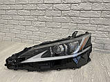 Ліва фара на 1лінзу Lexus ES 2018+ під блок, фото 3