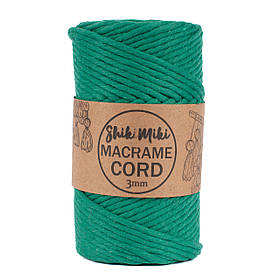 Еко шнур Macrame Cord 3 mm, колір Трава