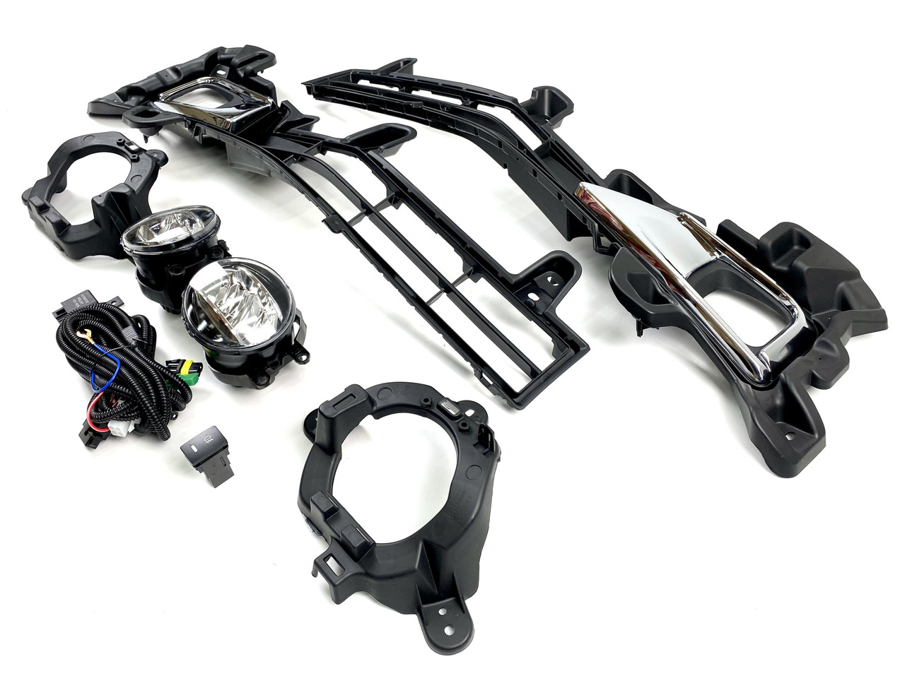 LED протитуманні фари з накладками Toyota Land Cruiser 200 2016-2021, фото 1