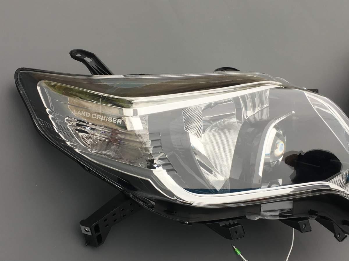 Передні рестайлінгові фари Toyota Land Cruiser Prado 150 2013-2017 (ДХО), фото 1