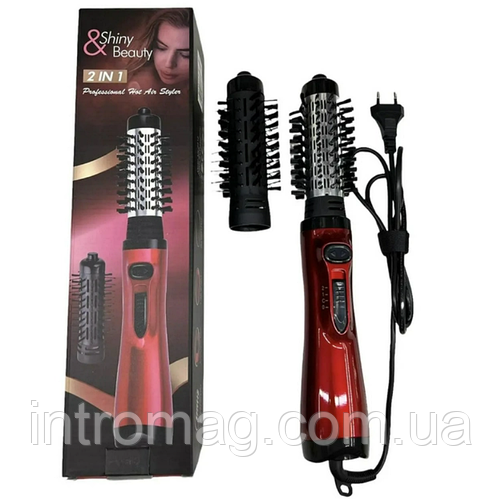 Купить Фен-расческа с вращающейся насадкой 2в1 XR-8812 800W / Фен-браш ...