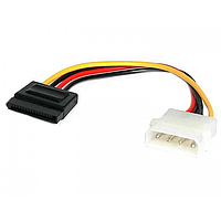 Кабель живлення Molex/перехідник 15pin SATA power to 4 pin Molex