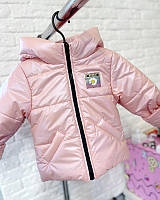 Демисезонная детская курточка размеры 80 90 100 110 120 130 осеняя весеняя курточка с капюшоном