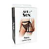 Гартер на ногу Art of Sex — Petra, натуральна шкіра, розмір XS-2XL, колір чорний, фото 4