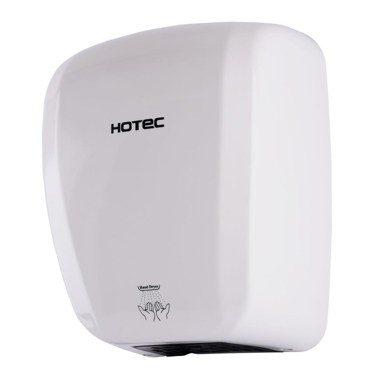 Сушилка для рук Hotec 11.231 ABS White сенсорная, корпус пластик белый (220В,1800 Вт) - фото 2 - id-p1777117915