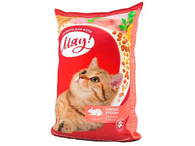 Сухий корм для дорослих котів Повнораціонний / Кролик 11 кг ТМ МЯУ FG