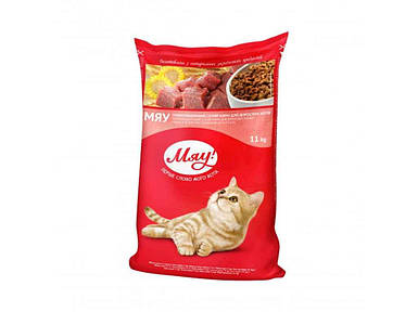 Сухий корм для котів Мясо 11кг ТМ МЯУ FG